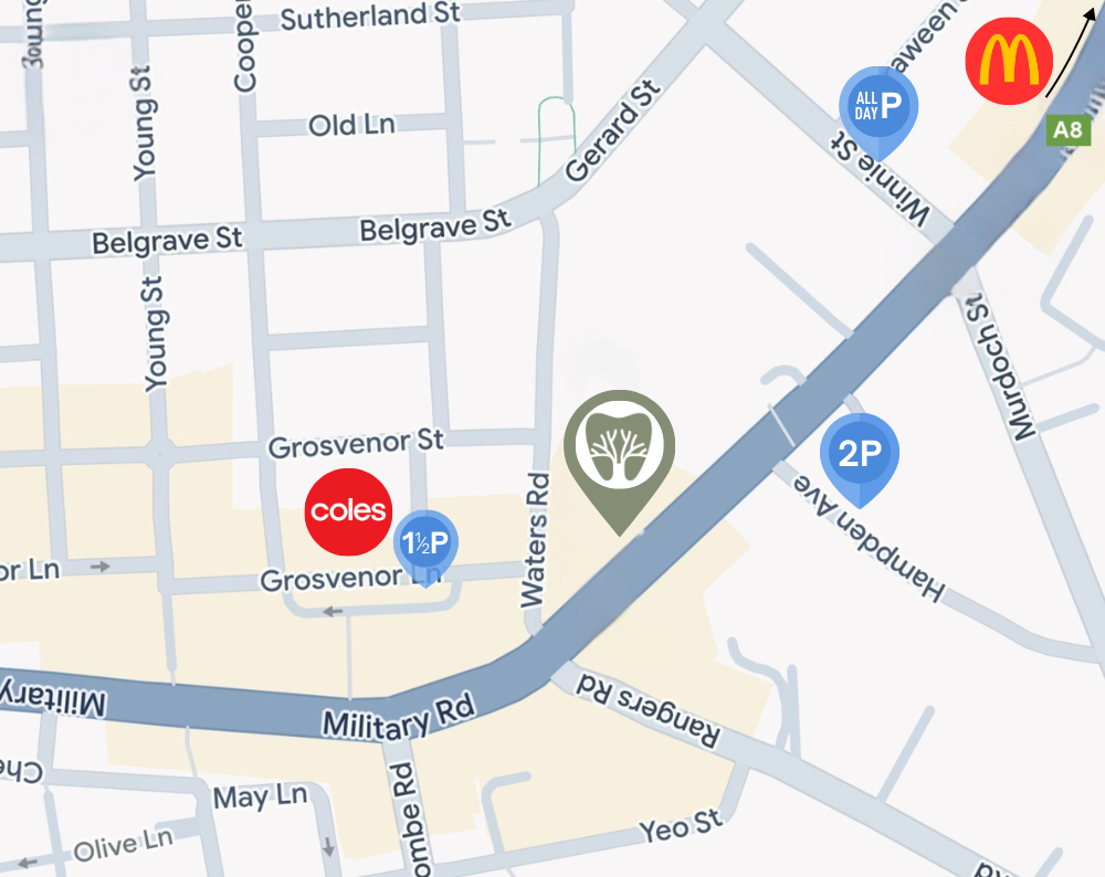 OAKS DENTAL - Map 2025